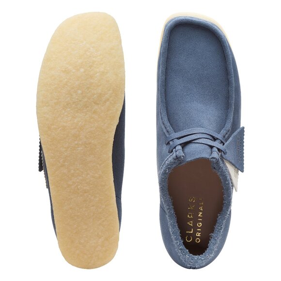 Clarks Original Wallabee - Blue Suede Made In Vietnam Brand New in the box - Picture 1 of 4